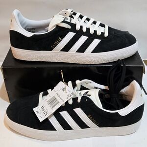 Adidas Gazelle ADV Low Top Black Suede Sneakers